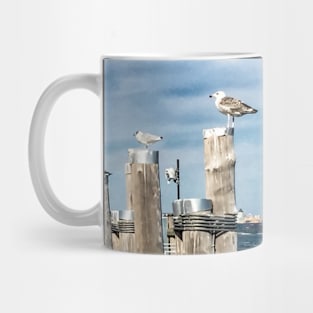 Seagulls, New York City Mug